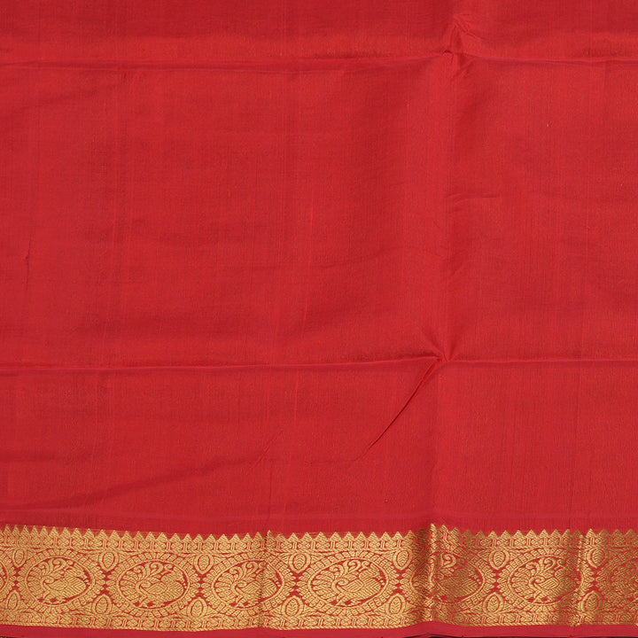 Hayagrivas Handloom Wine Body With Red border Silk Cotton Saree BBD839I6-14