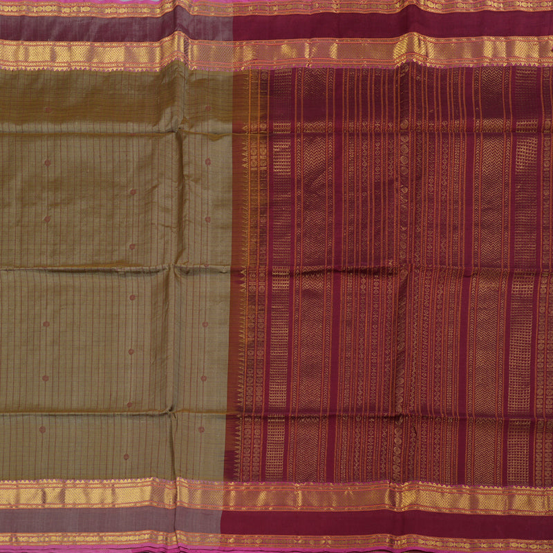 Hayagrivas Handloom Silk Cotton Retta Pettu Saree BBD839I6-16