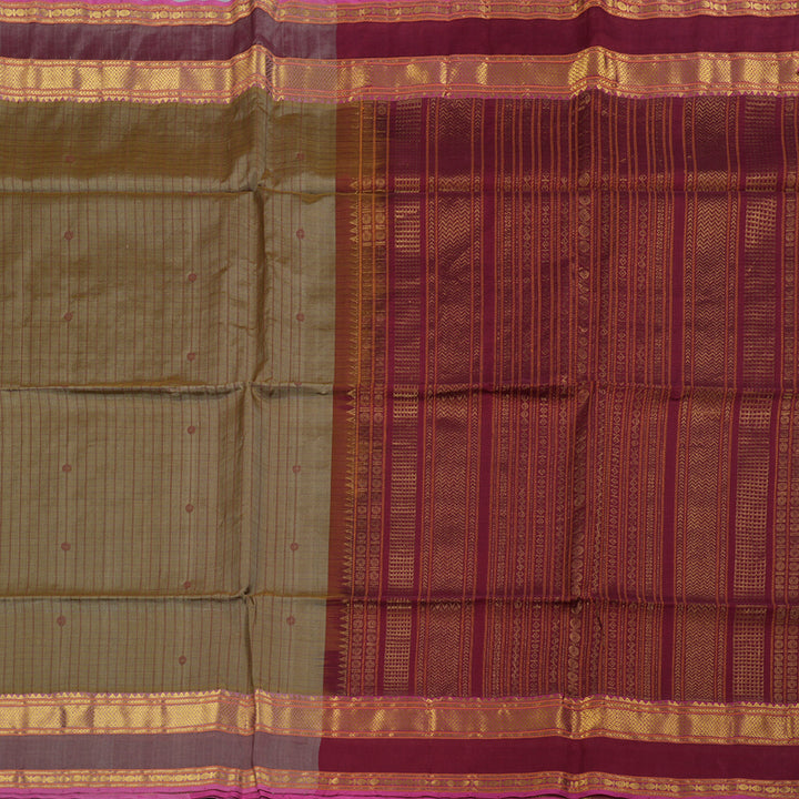 Hayagrivas Handloom Silk Cotton Retta Pettu Saree BBD839I6-16