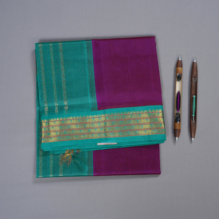 Hayagrivas Korvai Handloom Silk Cotton Saree BBD839I7-3