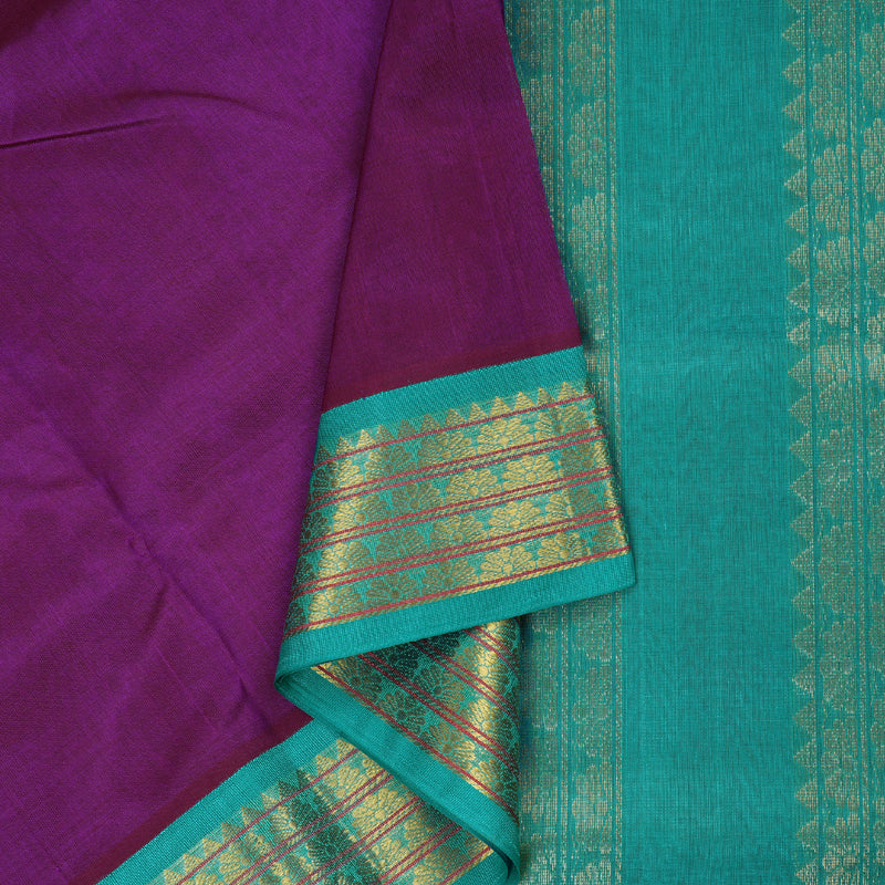 Hayagrivas Korvai Handloom Silk Cotton Saree BBD839I7-3