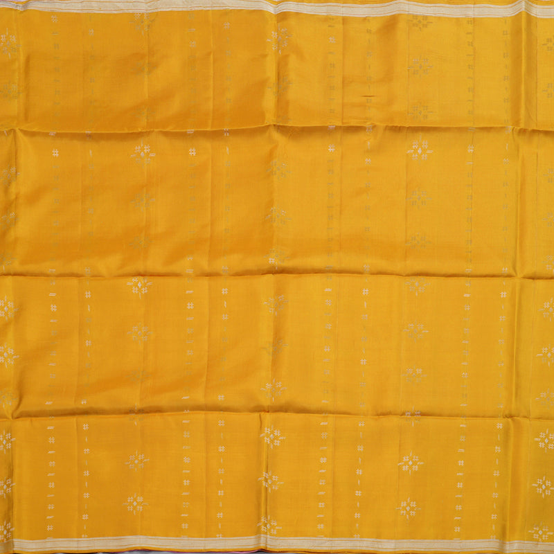 Hayagrivas Handloom Mustard Soft Silk Saree with Mustard Border BBD83D7-1