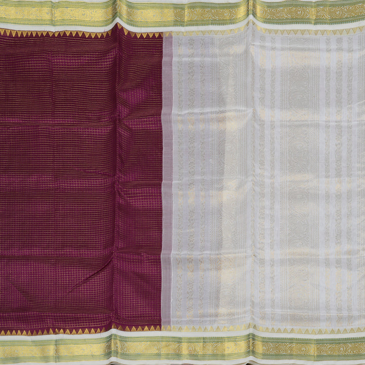 Hayagrivas Handloom Korvai Silk Cotton Saree BBD840I13-5