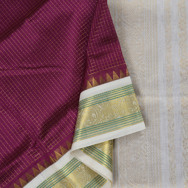 Hayagrivas Handloom Korvai Silk Cotton Saree BBD840I13-5