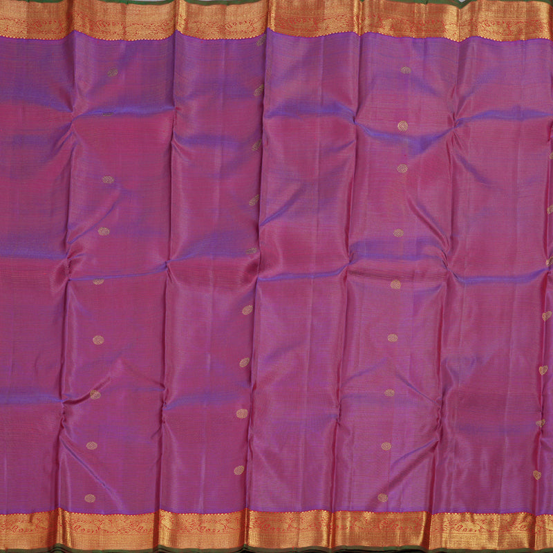 Hayagrivas Purple Vairaoosi Kanjivaram Silk Saree with Red Border BBD855I2-1