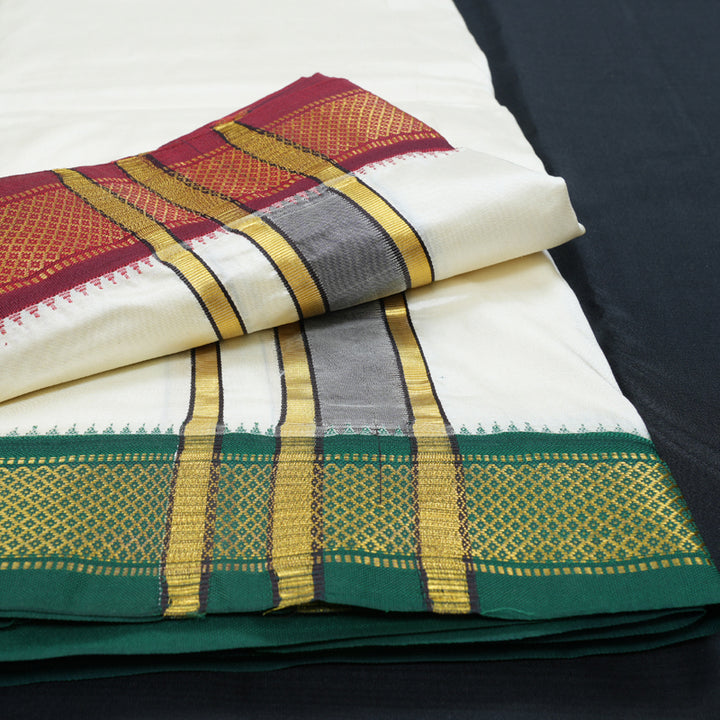 Hayagrivas Handloom 9*5 Silk Dhothi BBD857I5-1