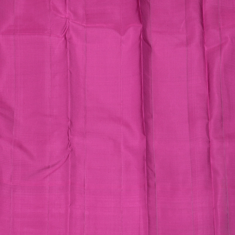 Hayagrivas Handloom Kanjivaram Silk Saree in Vibrant Green with Yellow Muted Checks BBD858I1-5