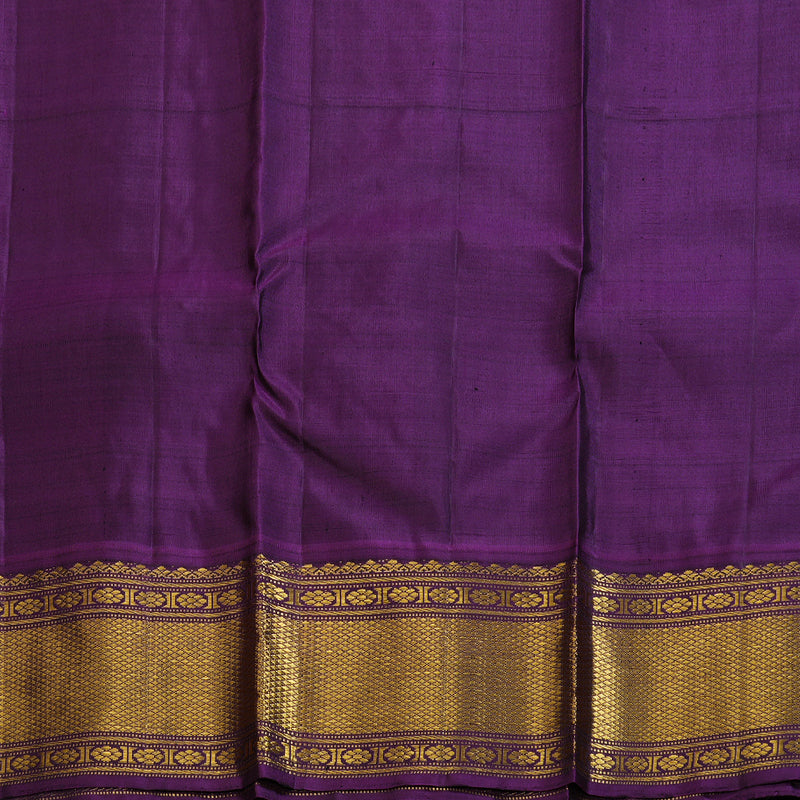 Hayagrivas Handloom Kanjivaram Silk Saree in Serene Sky Blue BBD858I4-1