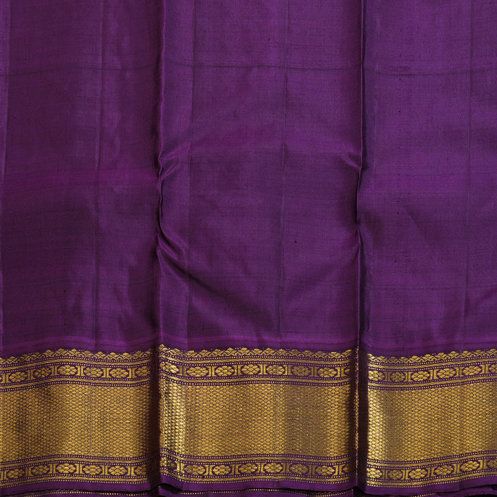 Hayagrivas Handloom Kanjivaram Silk Saree in Serene Sky Blue BBD858I4-1