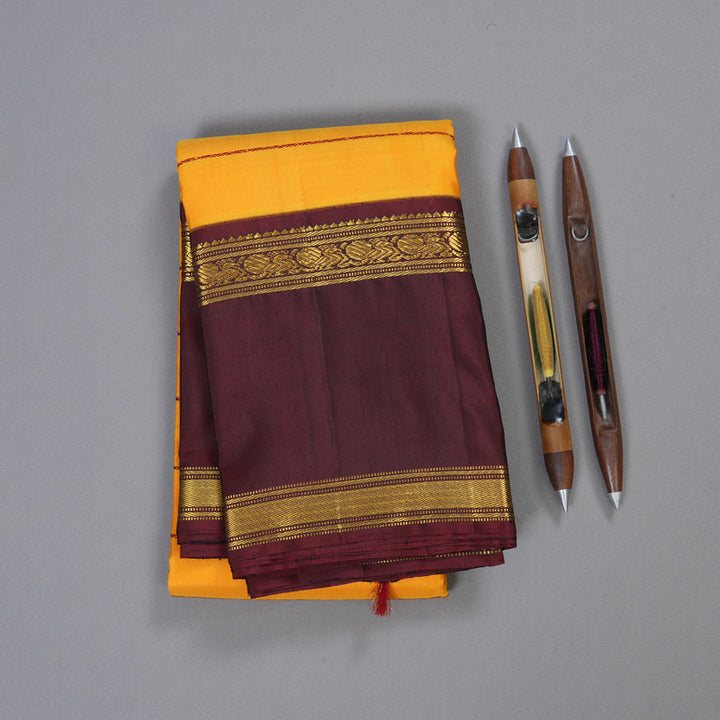 Hayagrivas Handloom Retta Pettu Korvai Kanjivaram Silk Saree BBD858I6-1