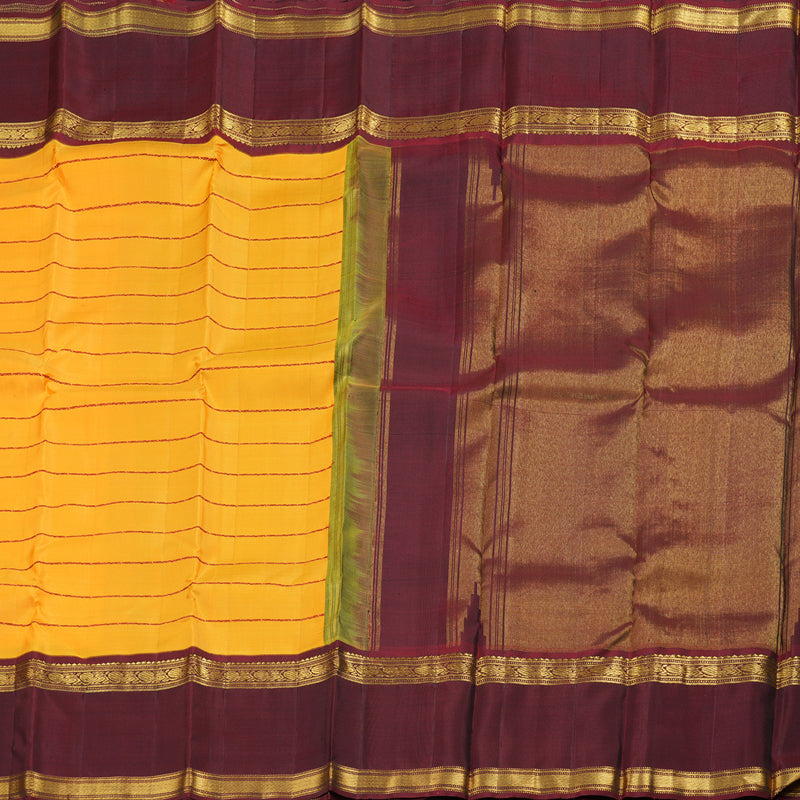 Hayagrivas Handloom Retta Pettu Korvai Kanjivaram Silk Saree BBD858I6-1