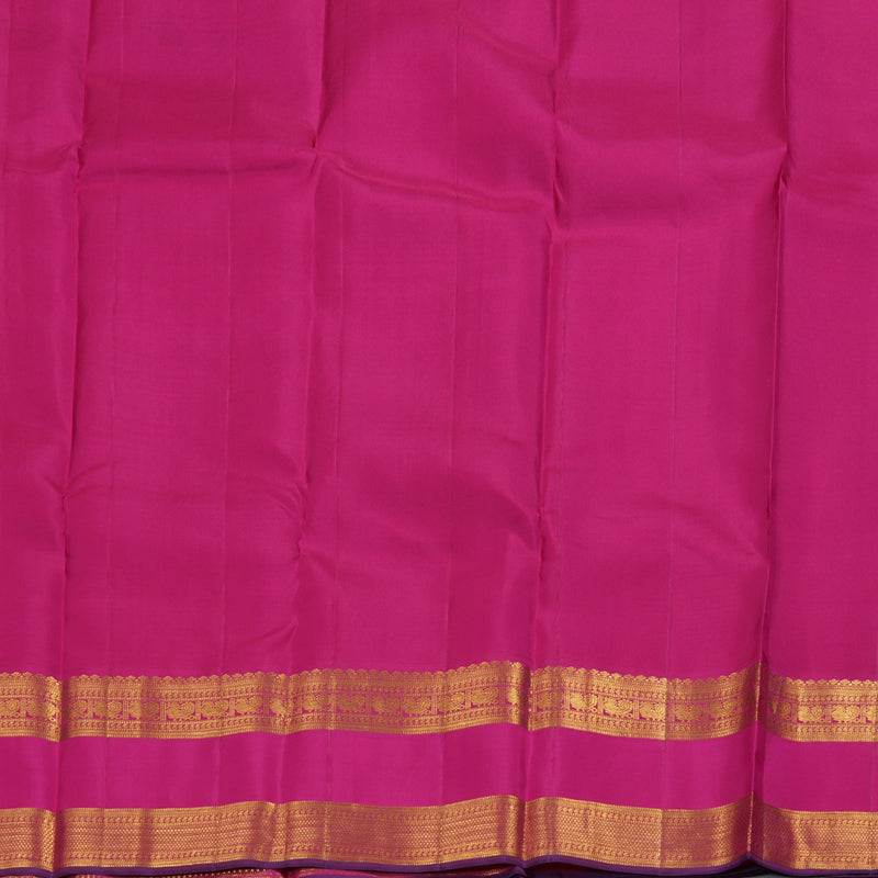 Hayagrivas Powder Pink Kanjivaram Silk Saree with Pink Border BBD859I2-3