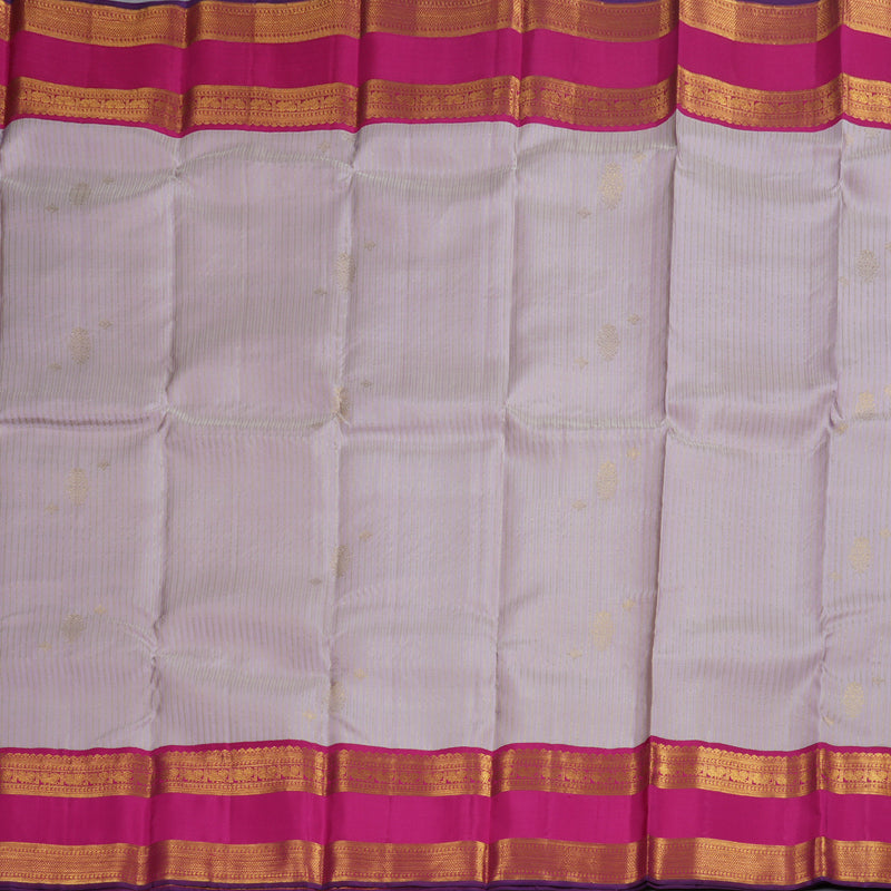 Hayagrivas Powder Pink Kanjivaram Silk Saree with Pink Border BBD859I2-3