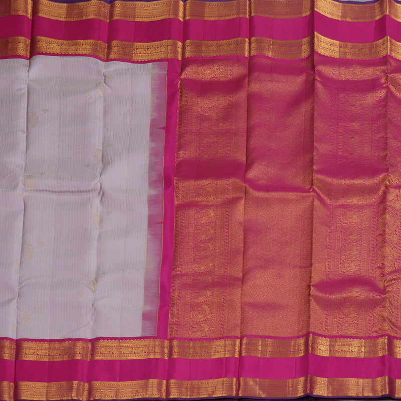 Hayagrivas Powder Pink Kanjivaram Silk Saree with Pink Border BBD859I2-3