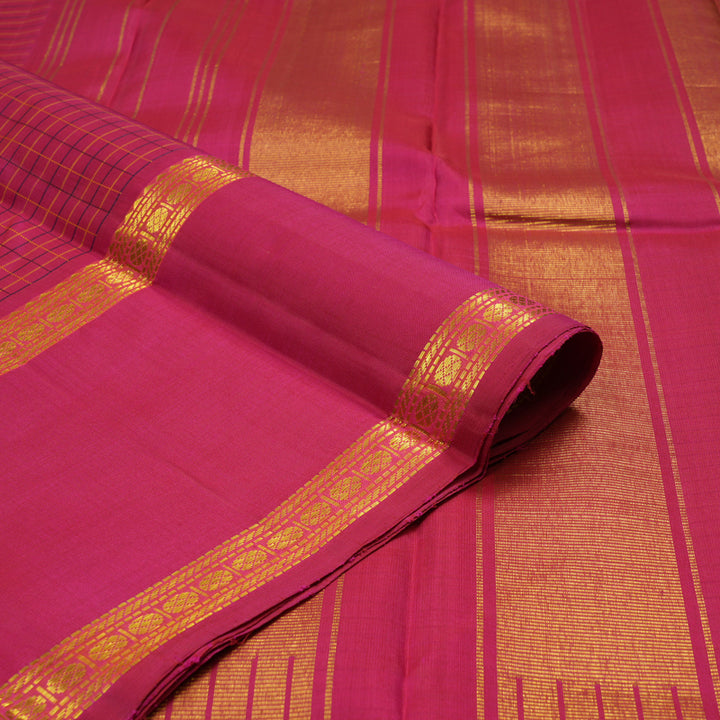 Hayagrivas Handloom Deep Pink Kanjivaram Silk Saree BBD869I2-1