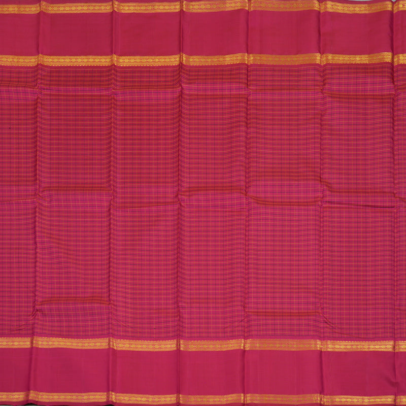Hayagrivas Handloom Deep Pink Kanjivaram Silk Saree BBD869I2-1