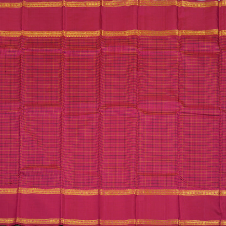 Hayagrivas Handloom Deep Pink Kanjivaram Silk Saree BBD869I2-1