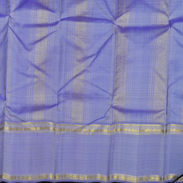 Hayagrivas Light Sky Blue Kanjivaram Silk Saree with Blue And Green Border BBD871I1-2