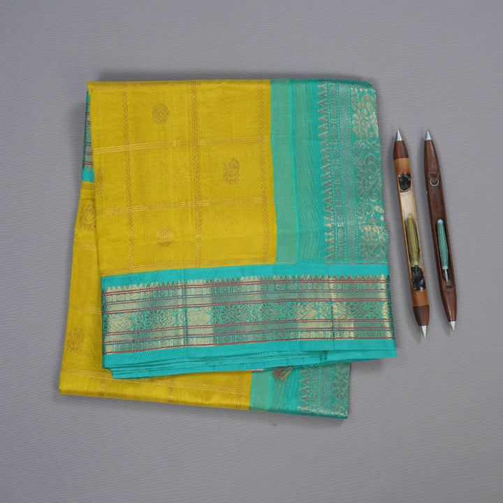 Hayagrivas Handloom Korvai Silk Cotton Saree BBD889I13-4