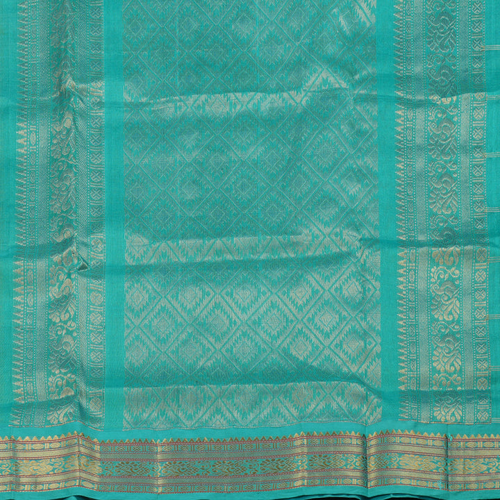 Hayagrivas Handloom Korvai Silk Cotton Saree BBD889I13-4