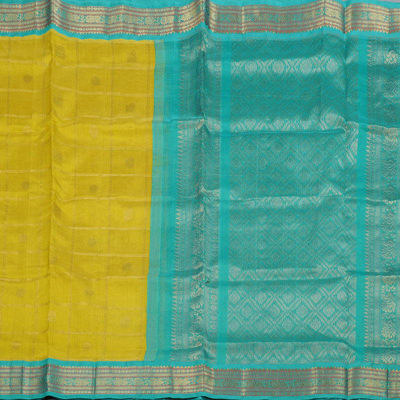 Hayagrivas Handloom Korvai Silk Cotton Saree BBD889I13-4