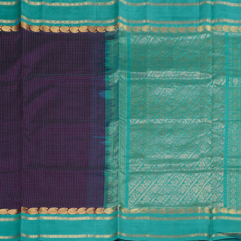 Hayagrivas Handloom Korvai Silk Cotton Saree BBD890I4-1