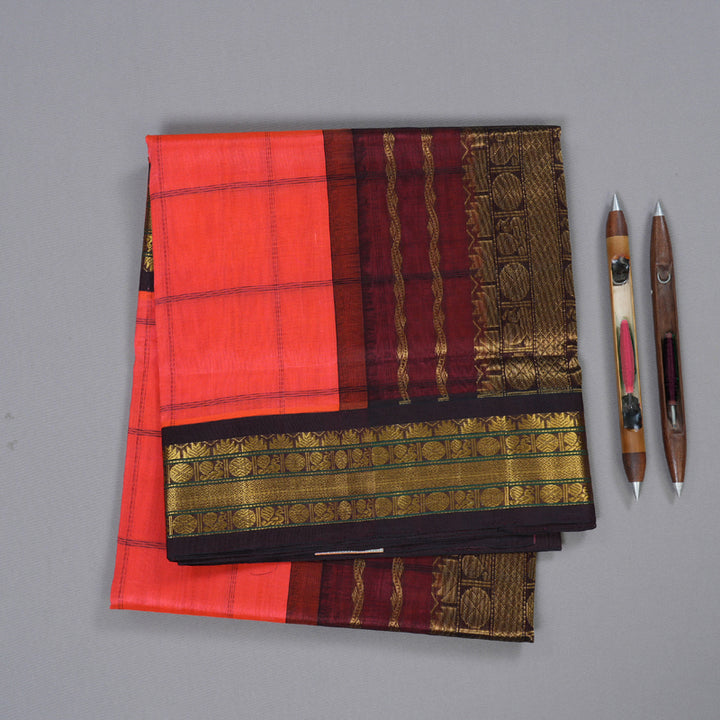 Hayagrivas Handloom Korvai Silk Cotton Saree BBD890I4-10