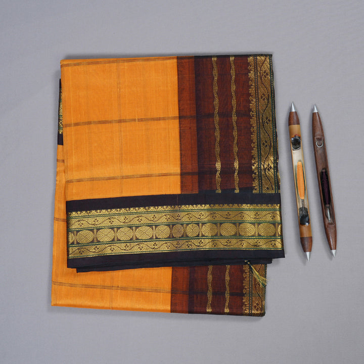 Hayagrivas Handloom Korvai Silk Cotton Saree BBD890I4-3
