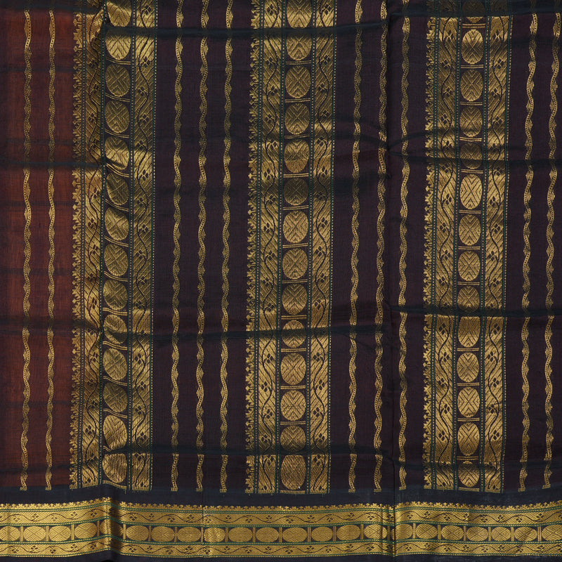 Hayagrivas Handloom Korvai Silk Cotton Saree BBD890I4-3