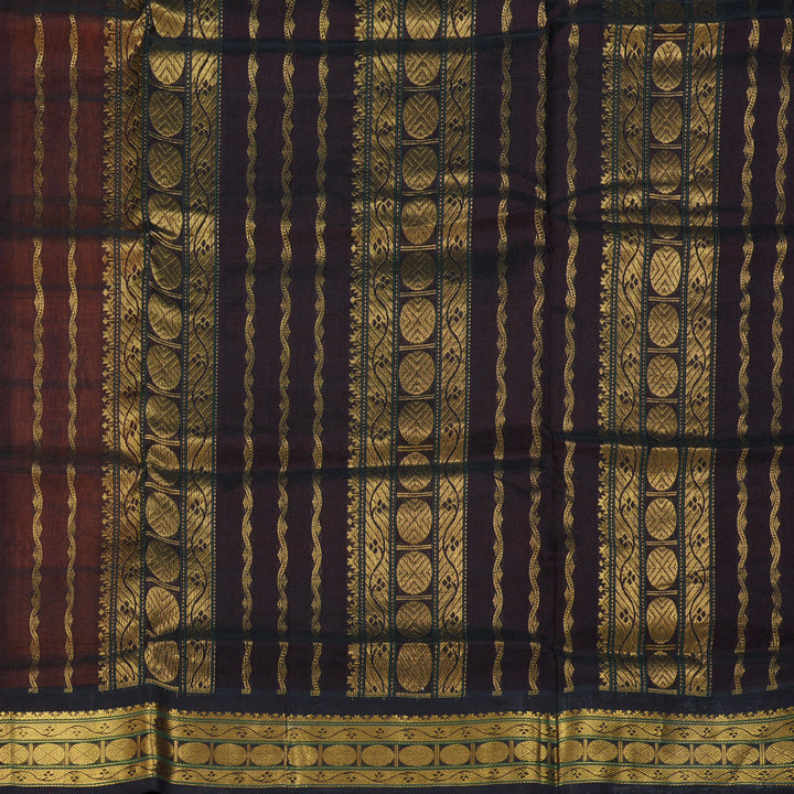 Hayagrivas Handloom Korvai Silk Cotton Saree BBD890I4-3
