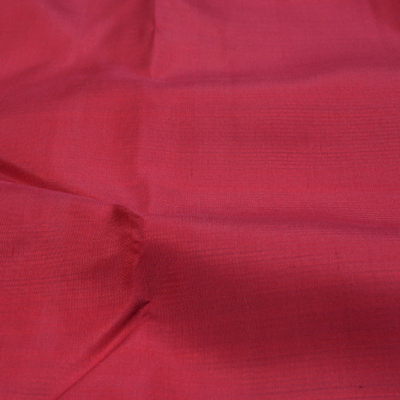 Hayagrivas Handloom Red With Green Korvai Kanjivaram Silk Saree BBD905I7-1