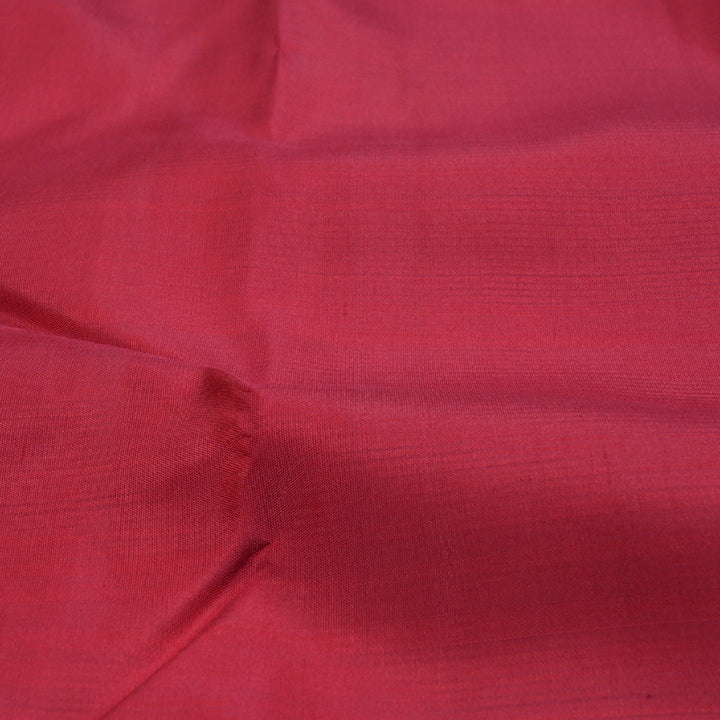 Hayagrivas Handloom Red With Green Korvai Kanjivaram Silk Saree BBD905I7-1