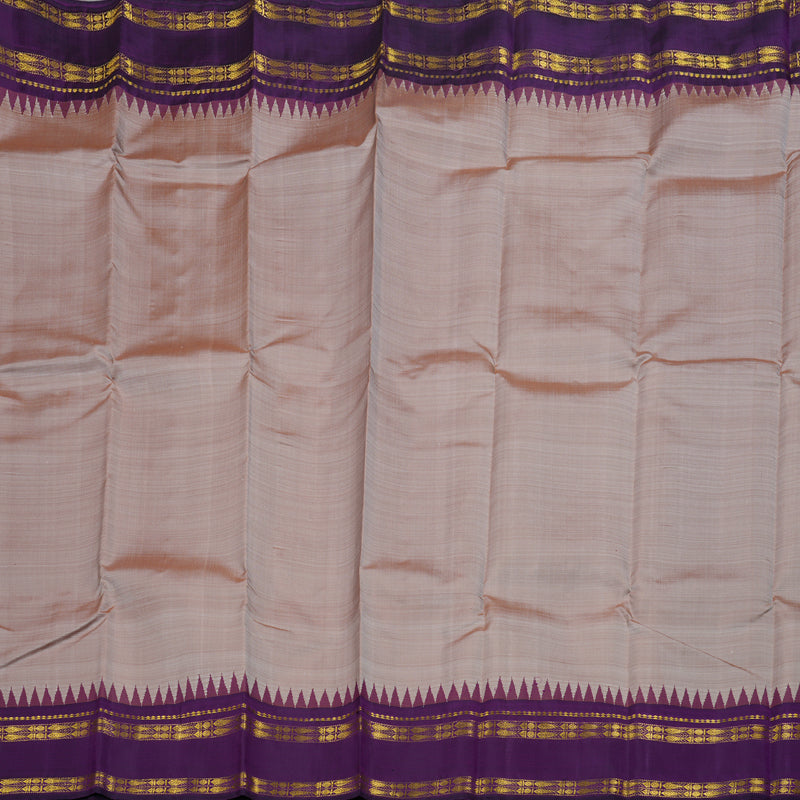 Hayagrivas Handloom Onion Pink With Purple Kanjivaram Silk Saree BBD907I5-1