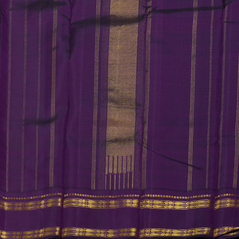 Hayagrivas Handloom Onion Pink With Purple Kanjivaram Silk Saree BBD907I5-1