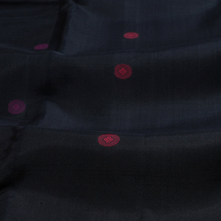 Hayagrivas Black Kanjivaram Silk Saree BBD919I2-1