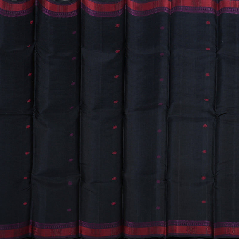 Hayagrivas Black Kanjivaram Silk Saree BBD919I2-1