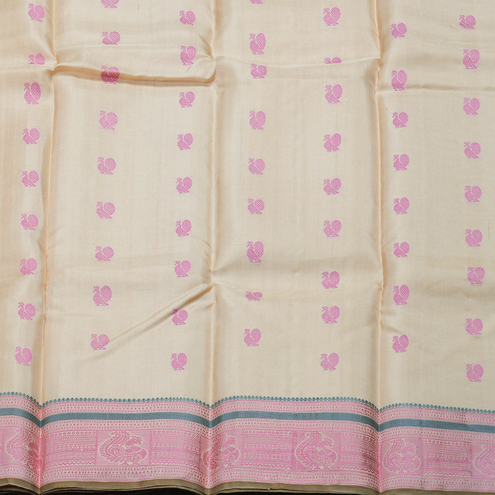 Hayagrivas Handloom Sandal Kanjivaram Silk Saree BBD919I5-1