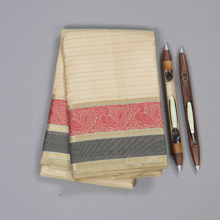 Hayagrivas Handloom Thread Work Kanjivaram Silk Saree BBD919I7-2