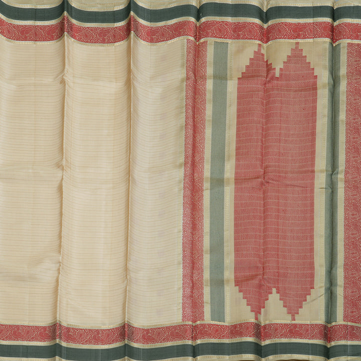 Hayagrivas Handloom Thread Work Kanjivaram Silk Saree BBD919I7-2