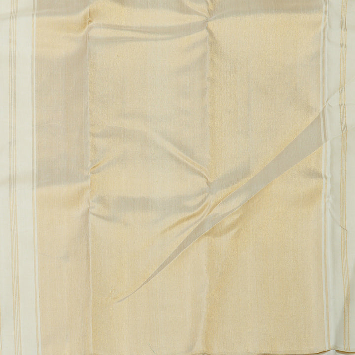Hayagrivas Handloom Half-White Kanjivaram Silk Saree BBD923I2-1