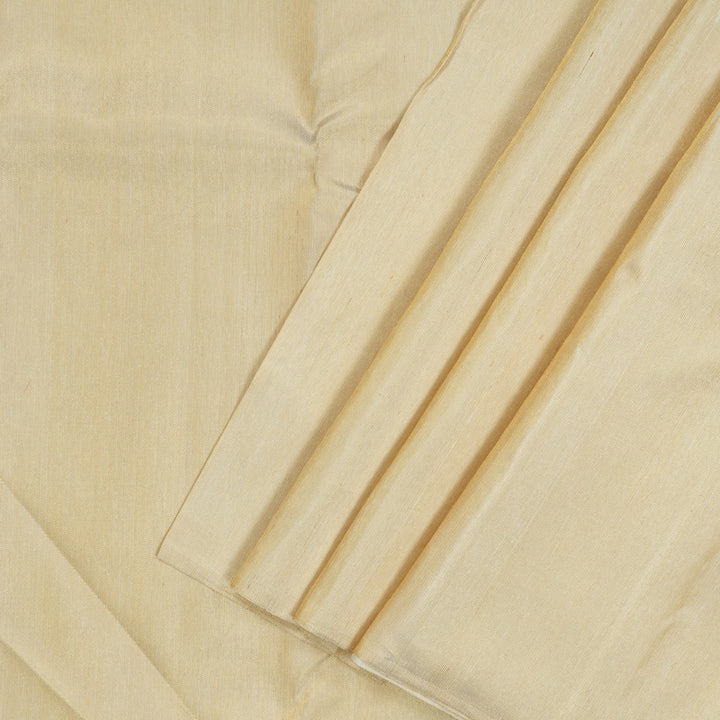 Hayagrivas Handloom Half-White Kanjivaram Silk Saree BBD923I2-1