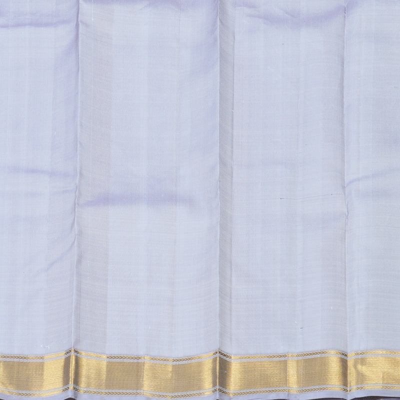 Hayagrivas Silver Grey Handloom Kanjivaram Silk Saree BBD932J1-4
