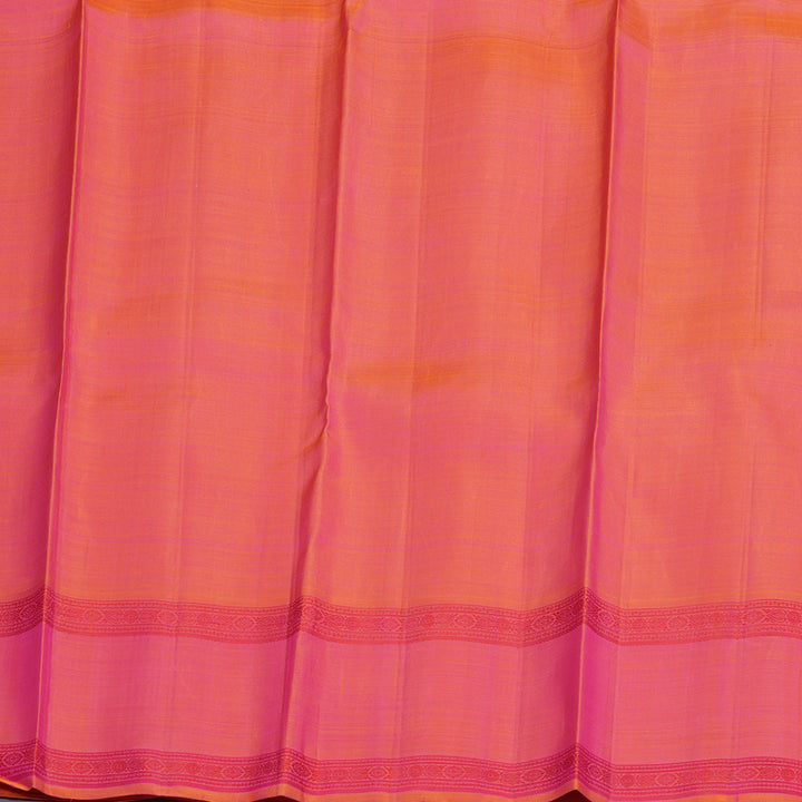 Hayagrivas Handloom Pure Kanjivaram Silk Saree in Tranquil White With Yellow Checks BBD943J4-1