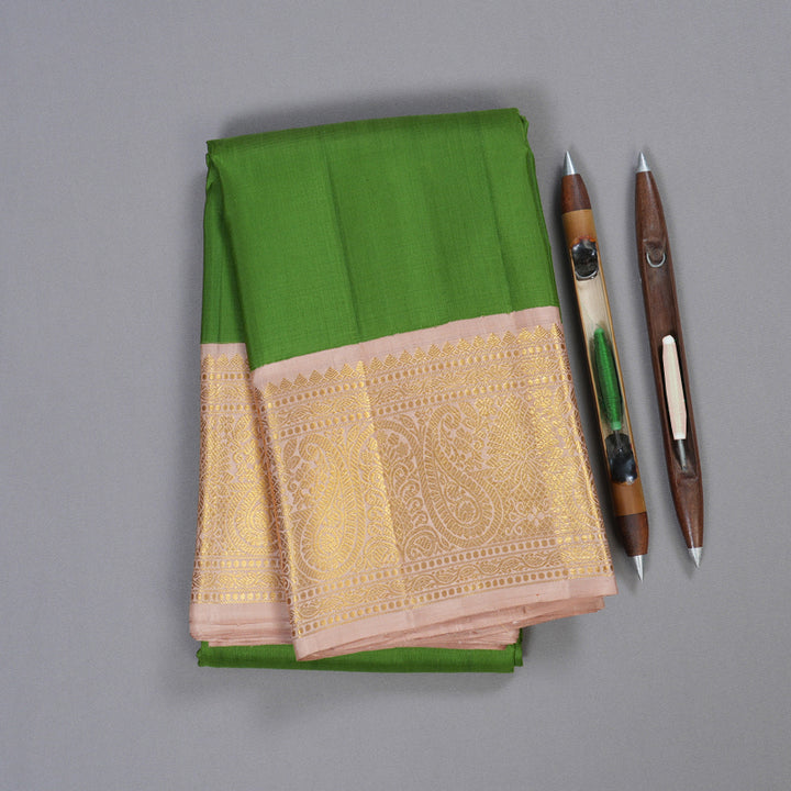 Hayagrivas Handloom Korvai Contrast Kanjivaram Silk Saree BBD943J5-2