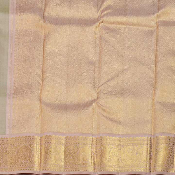 Hayagrivas Handloom Korvai Contrast Kanjivaram Silk Saree BBD943J5-2