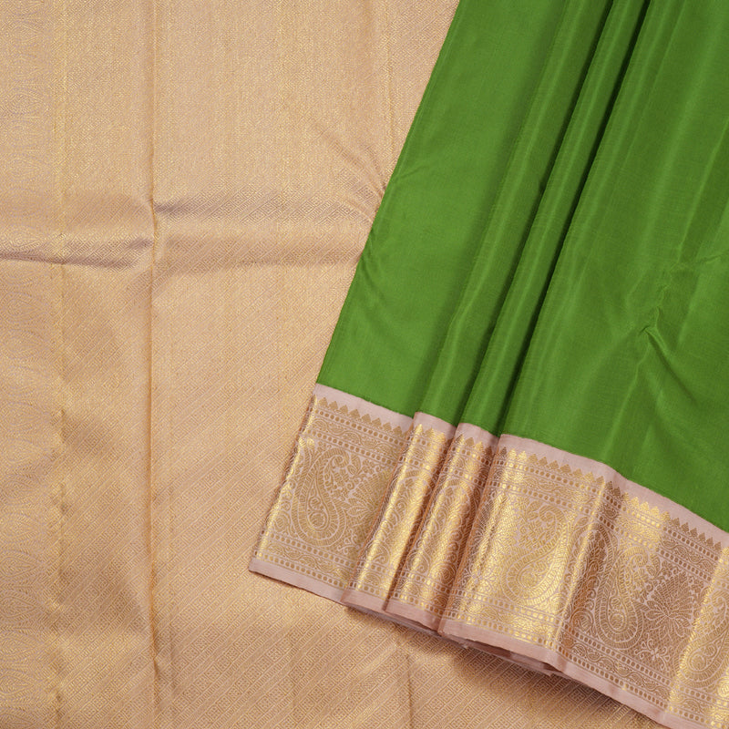 Hayagrivas Handloom Korvai Contrast Kanjivaram Silk Saree BBD943J5-2