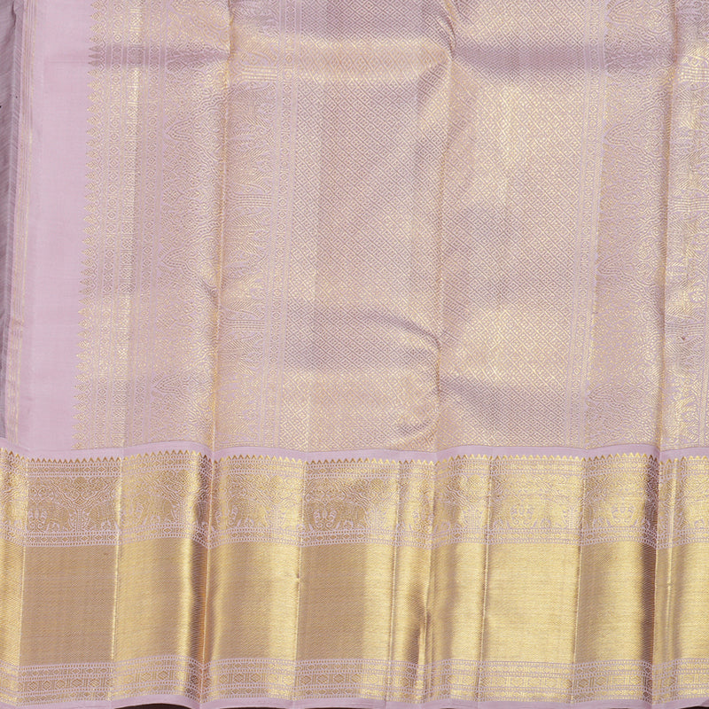 Hayagrivas Bottle Green Handloom Kanjivaram Silk Saree with Baby Pink Border BBD945J5-1