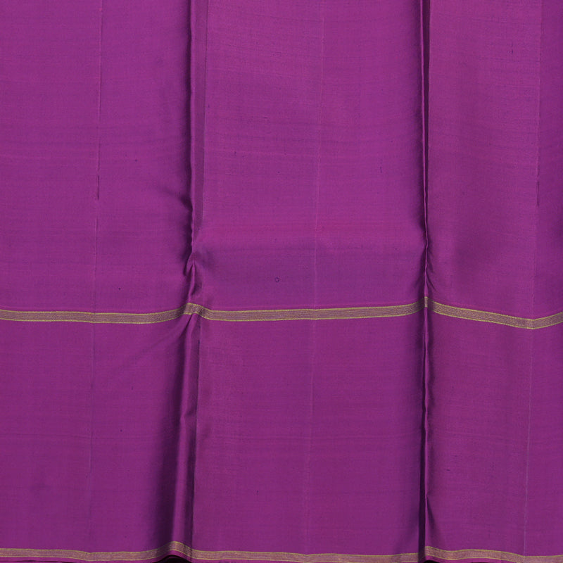Hayagrivas Handloom Navy Blue Kanjivaram Silk Saree with Ganga Jamuna border BBD947J10-3