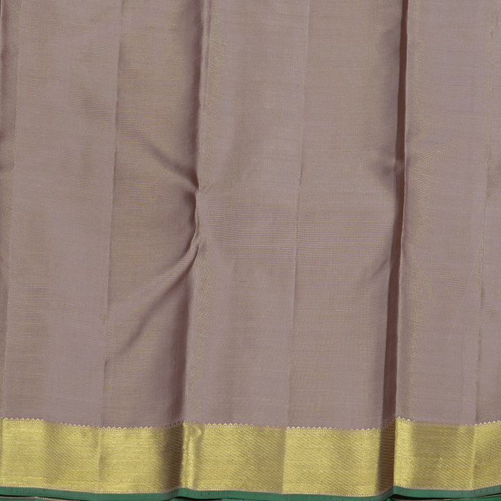 Hayagrivas Light Chocolate Brown Handloom Kanjivaram Silk Saree BBD947J13-2