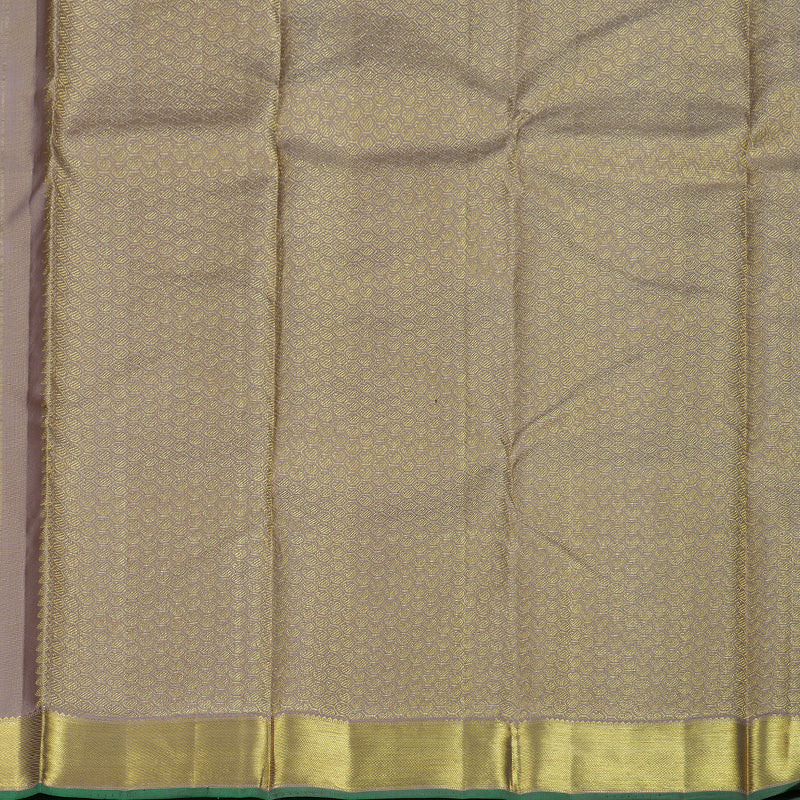 Hayagrivas Light Chocolate Brown Handloom Kanjivaram Silk Saree BBD947J13-2